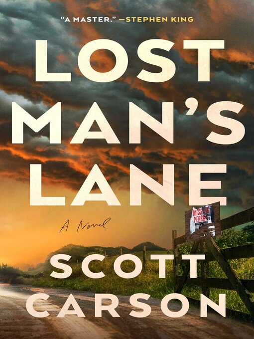 Title details for Lost Man's Lane by Scott Carson - Wait list